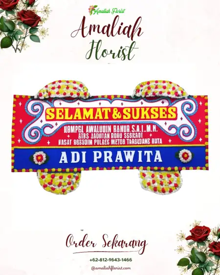 Papan Bunga Ucapan Selamat Grobogan