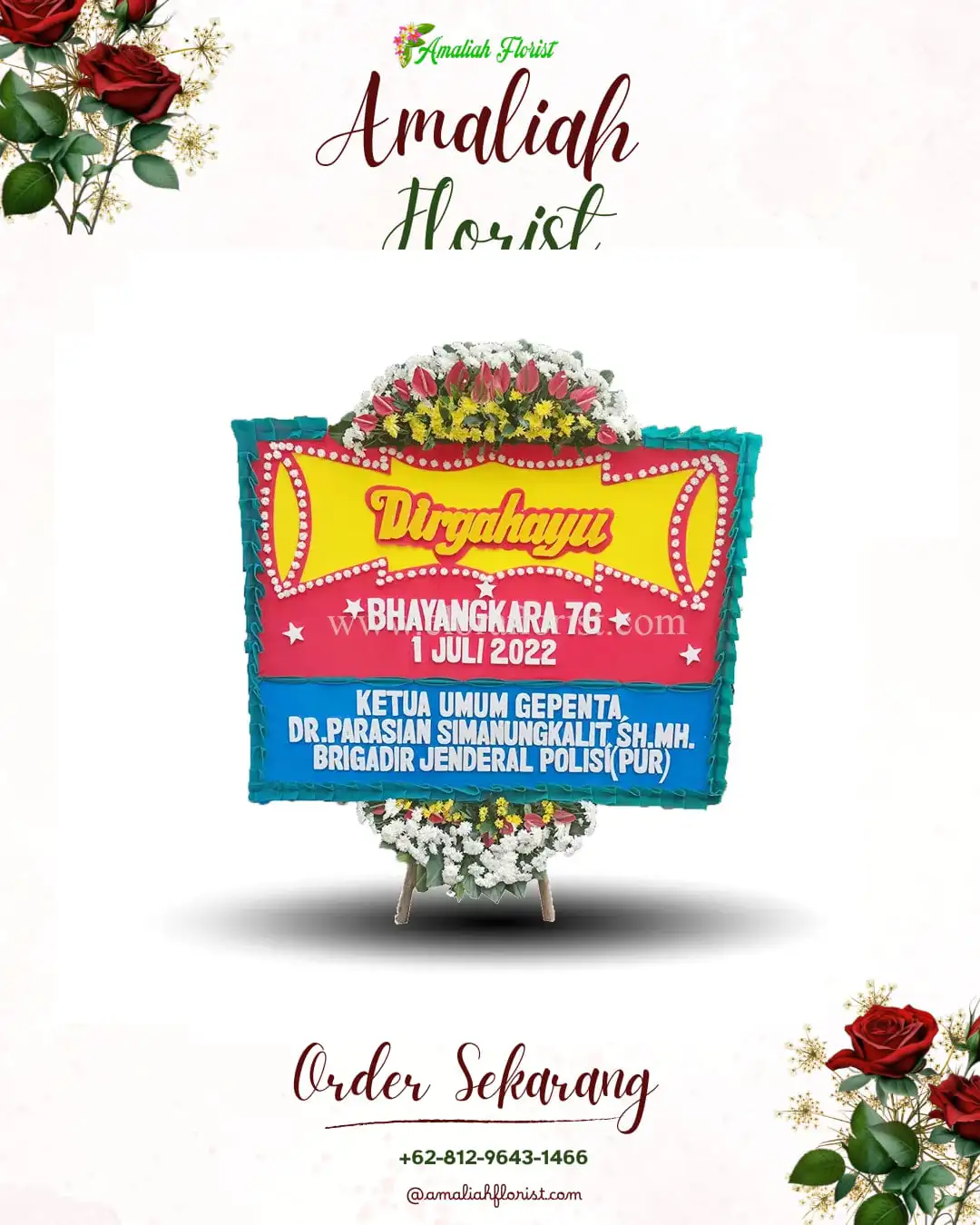 Papan Bunga HUT Ulang Tahun Grobogan